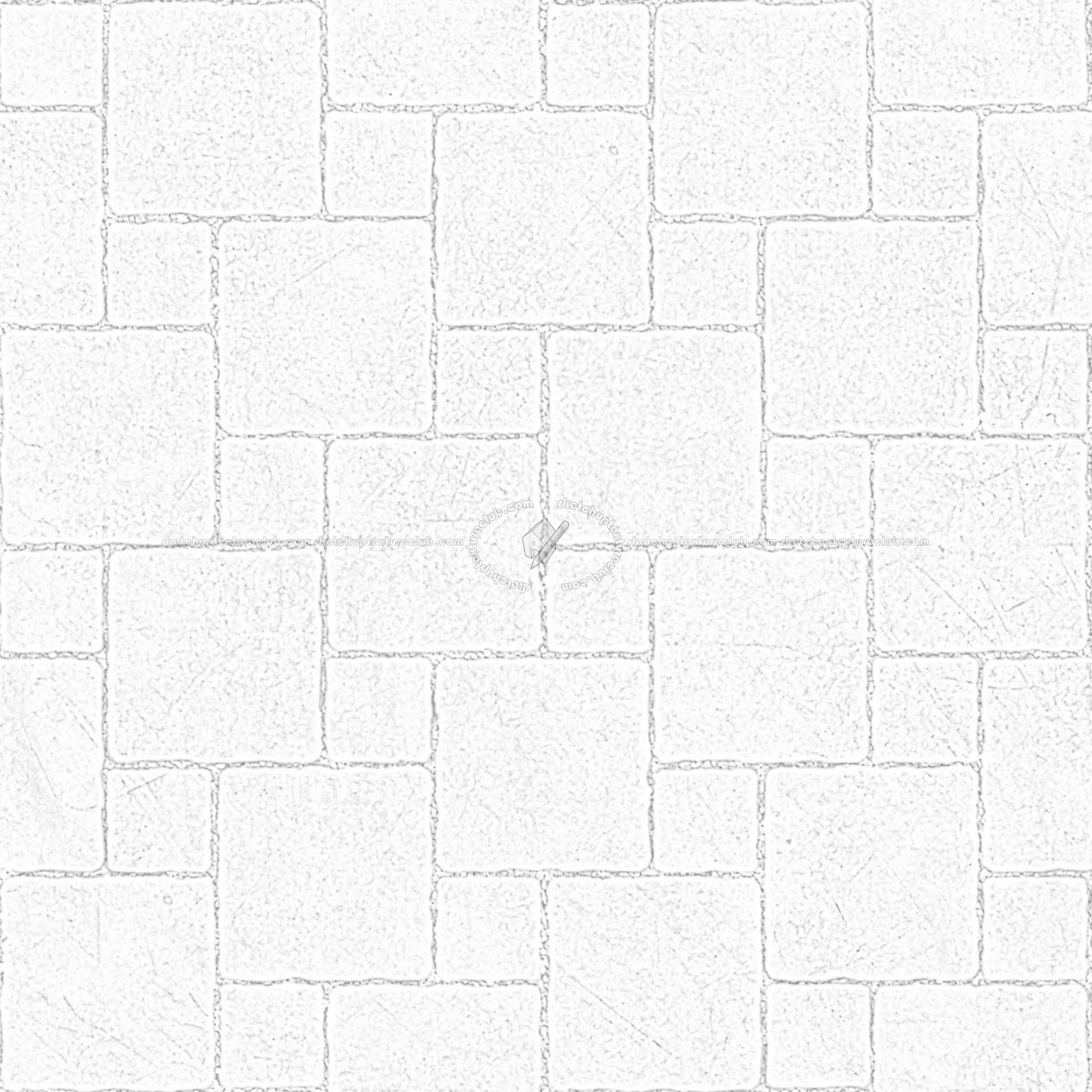 Textures   -   ARCHITECTURE   -   PAVING OUTDOOR   -   Concrete   -   Blocks regular  - Paving outdoor concrete regular block texture seamless 05721 - Ambient occlusion