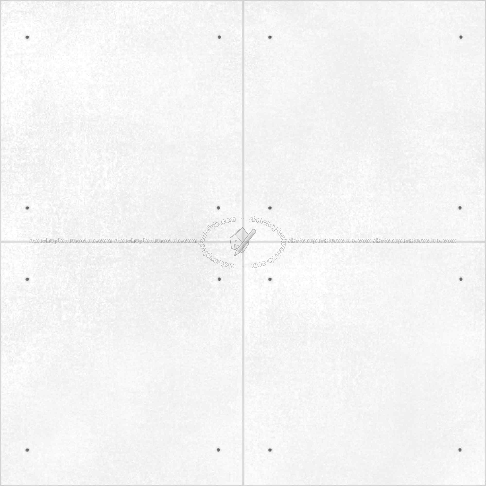 Textures   -   ARCHITECTURE   -   CONCRETE   -   Plates   -   Dirty  - Concrete dirt plates wall texture seamless 01812 - Ambient occlusion