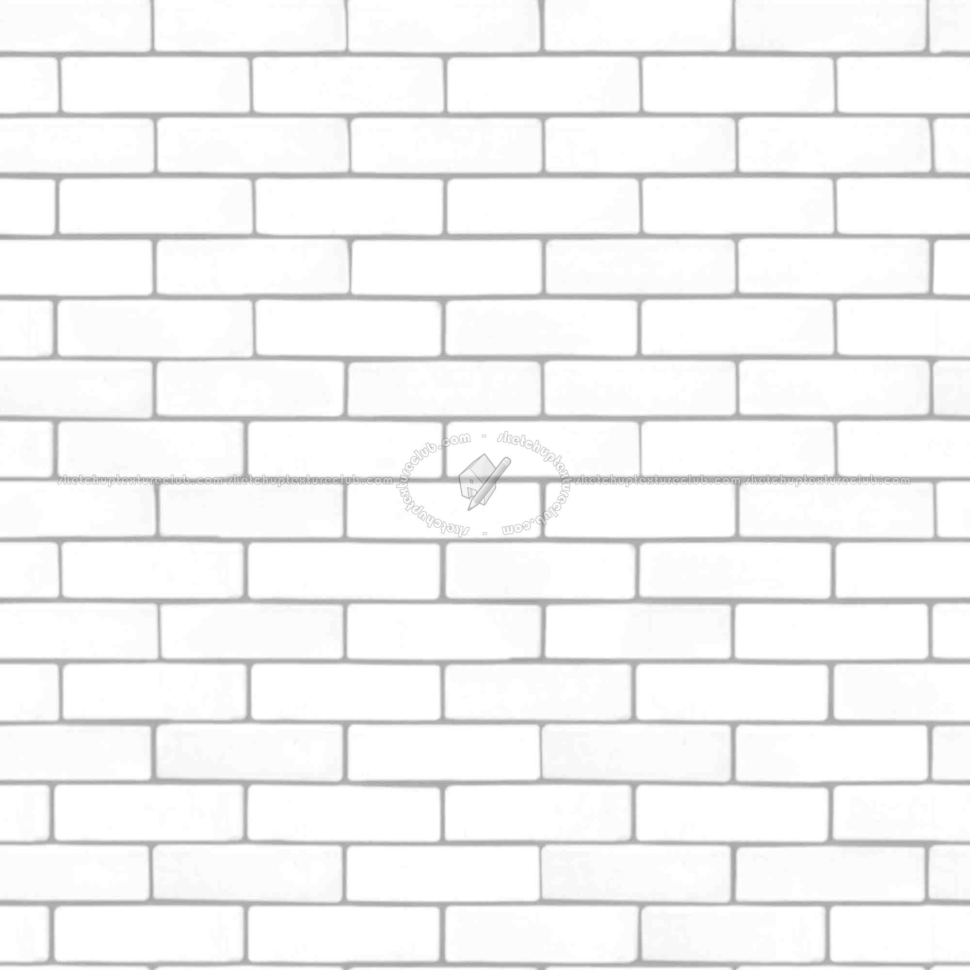 Textures   -   ARCHITECTURE   -   BRICKS   -   Facing Bricks   -   Smooth  - facing smooth bricks texture seamless 21364 - Ambient occlusion