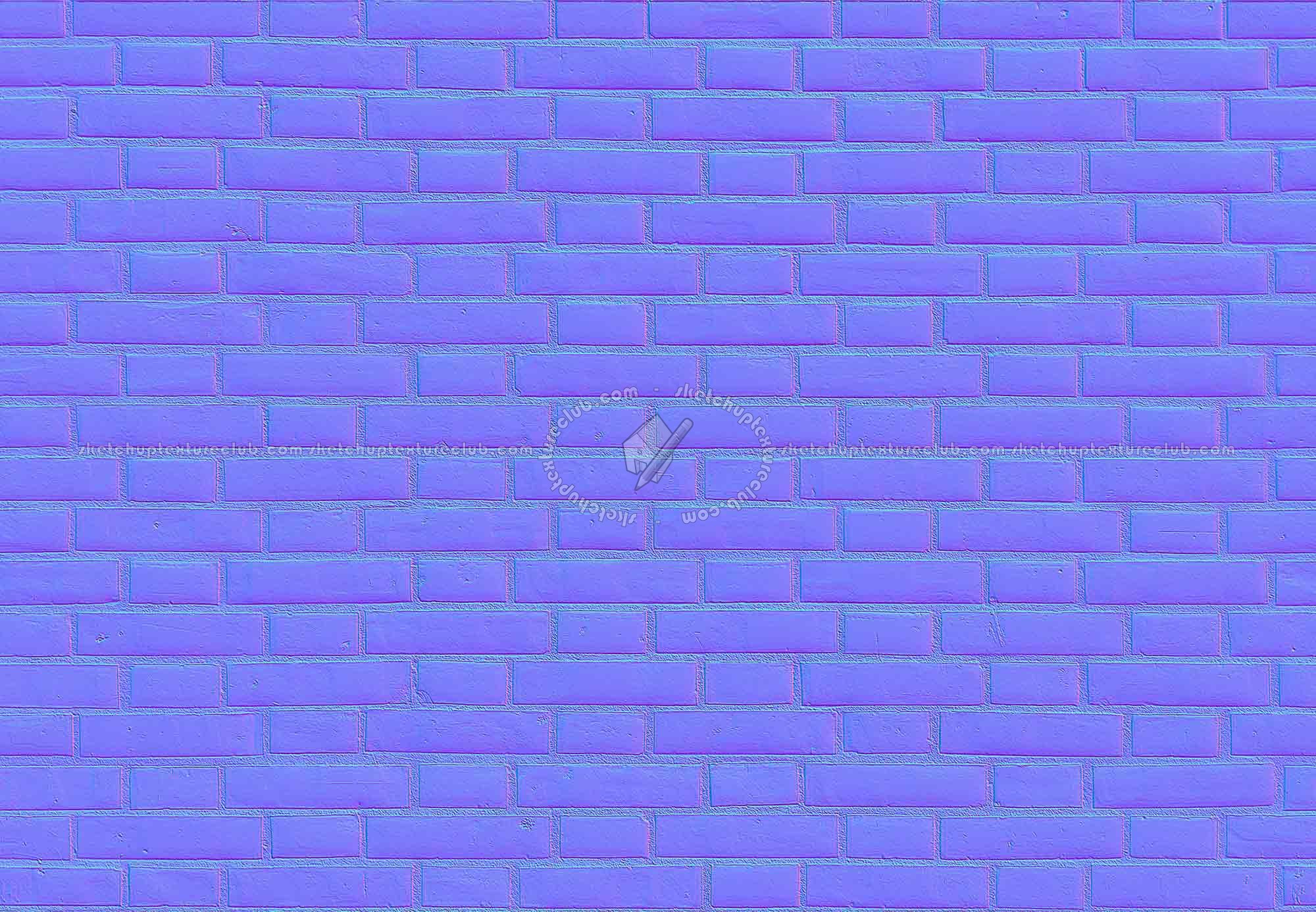 Textures   -   ARCHITECTURE   -   BRICKS   -   Facing Bricks   -   Smooth  - Facing smooth bricks texture seamless 20801 - Normal