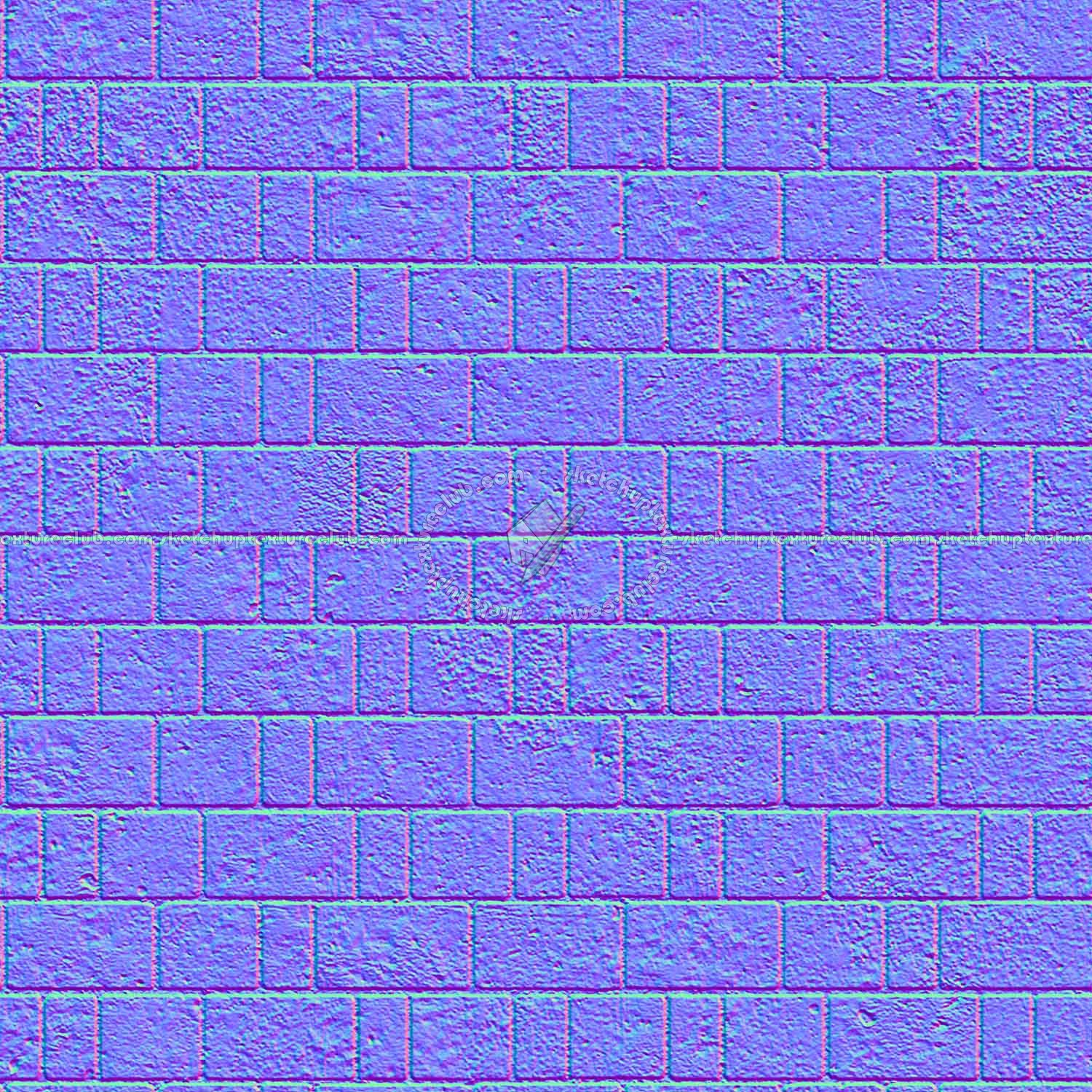 Textures   -   ARCHITECTURE   -   STONES WALLS   -   Stone blocks  - Wall stone with regular blocks texture seamless 08388 - Normal