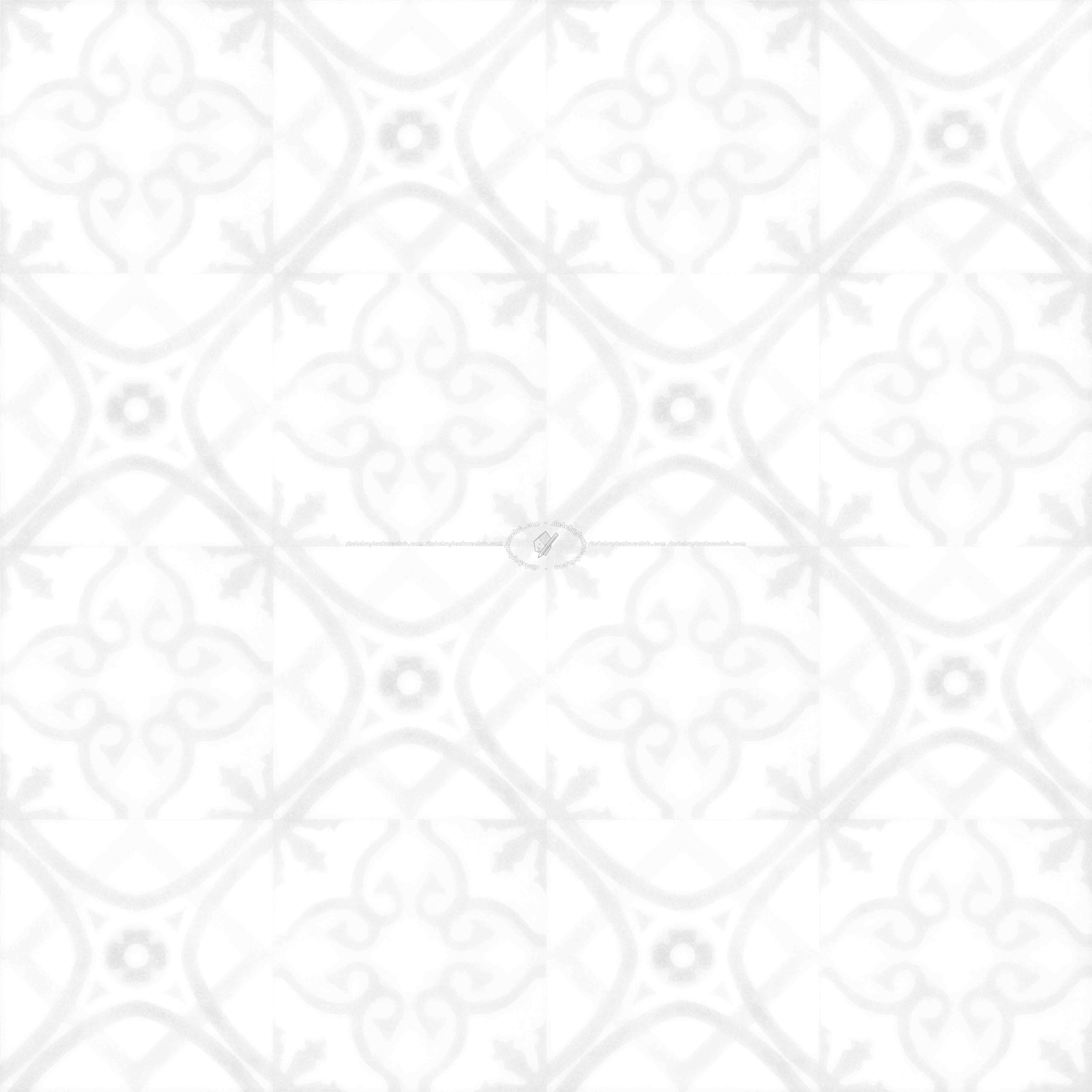 Textures   -   ARCHITECTURE   -   TILES INTERIOR   -   Cement - Encaustic   -   Cement  - Cement concrete tile texture seamless 21050 - Ambient occlusion