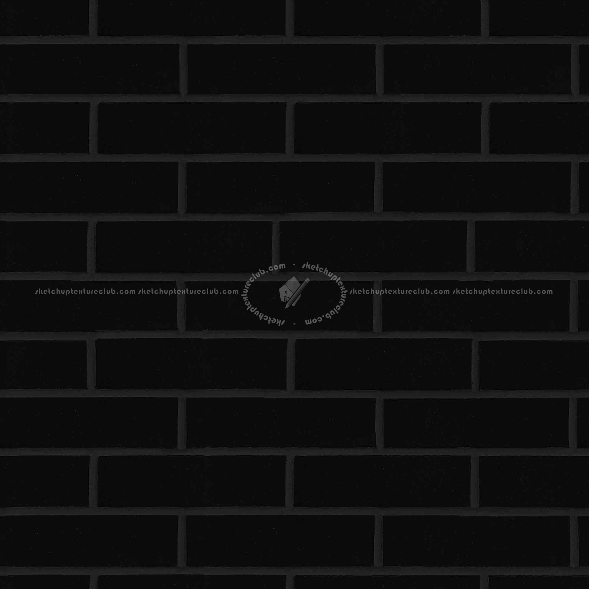Textures   -   ARCHITECTURE   -   BRICKS   -   Facing Bricks   -   Smooth  - Dark Facing smooth bricks texture seamless 21365 - Specular