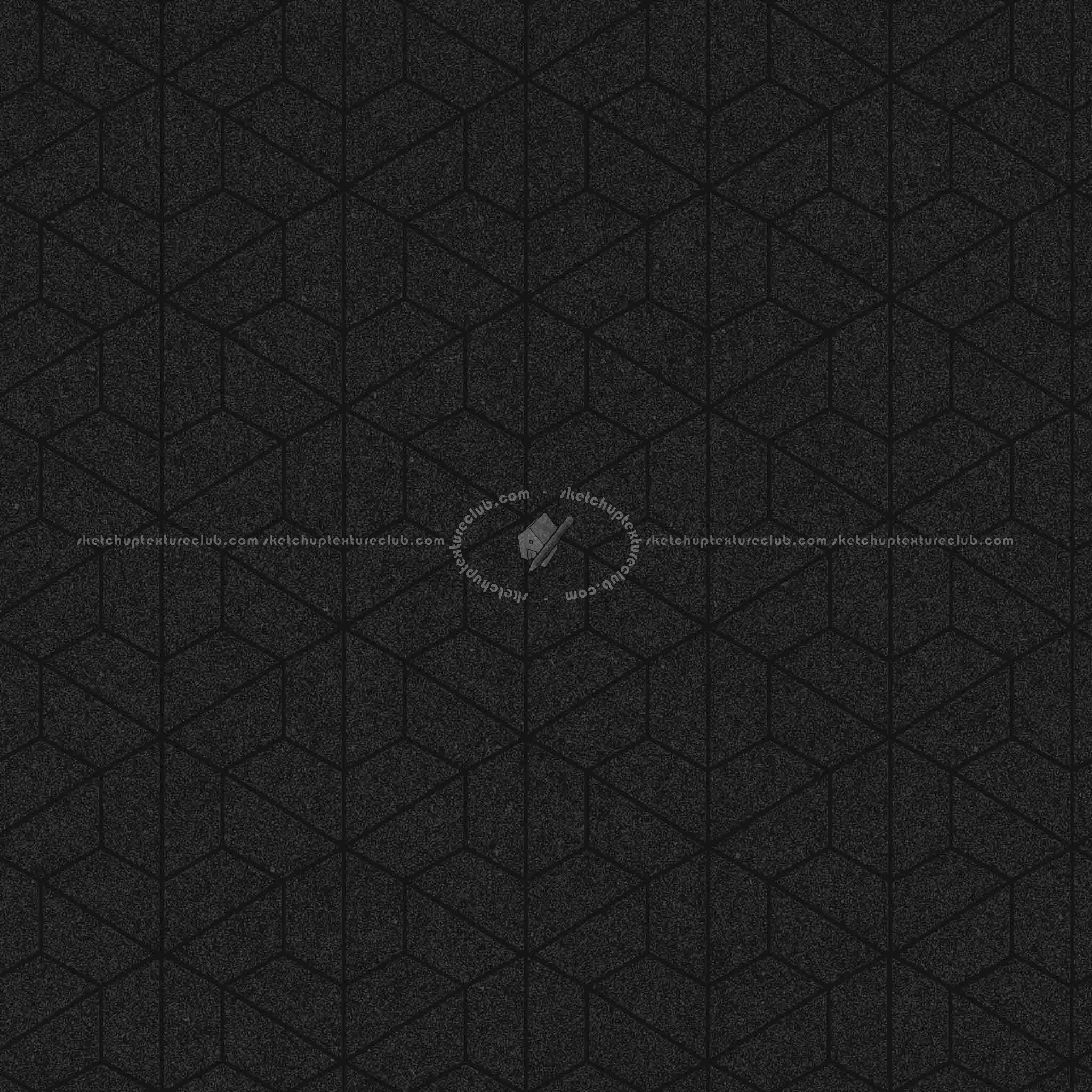 Textures   -   ARCHITECTURE   -   PAVING OUTDOOR   -   Pavers stone   -   Blocks mixed  - Pavers stone mixed size texture seamless 06184 - Specular