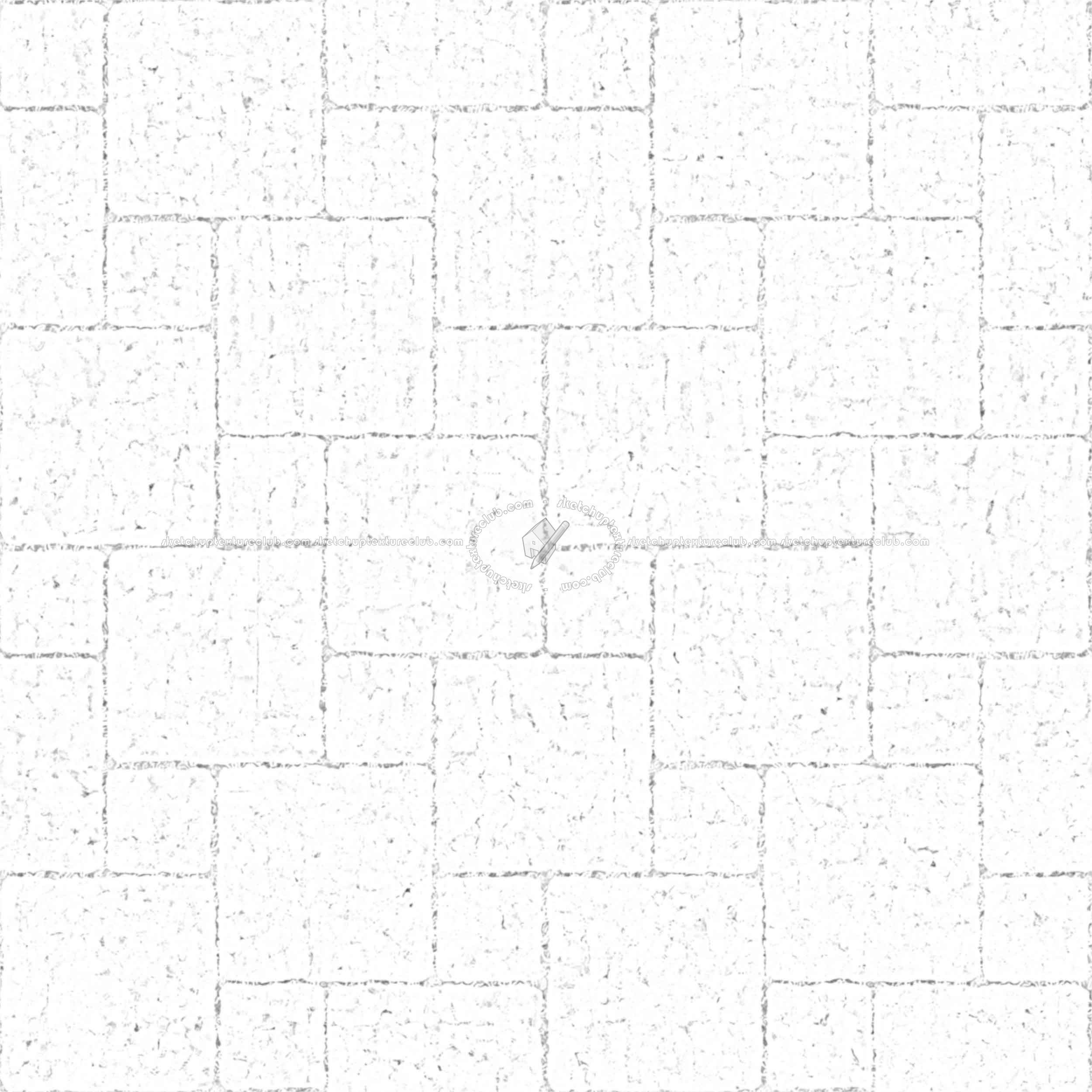 Textures   -   ARCHITECTURE   -   PAVING OUTDOOR   -   Concrete   -   Blocks regular  - Paving outdoor concrete regular block texture seamless 05723 - Ambient occlusion