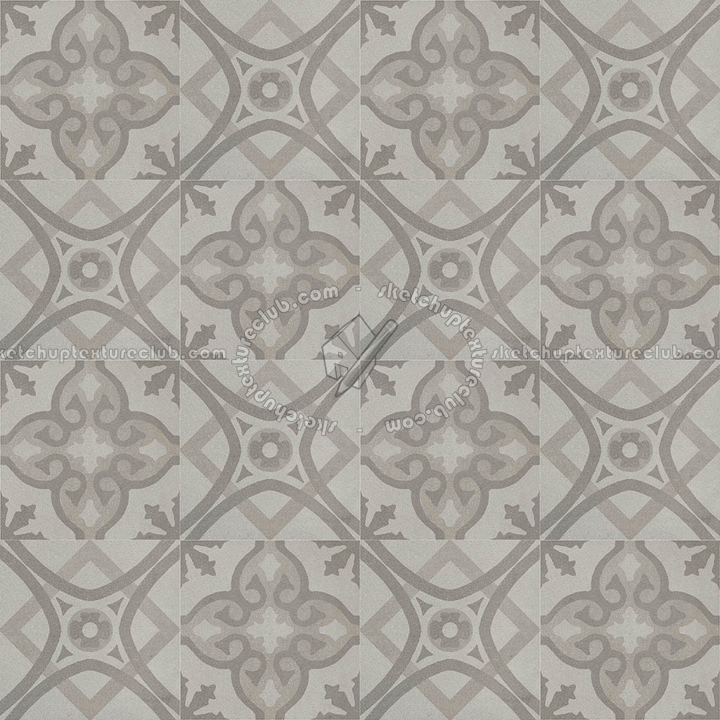 Textures   -   ARCHITECTURE   -   TILES INTERIOR   -   Cement - Encaustic   -   Cement  - Cement concrete tile texture seamless 21051 (seamless)