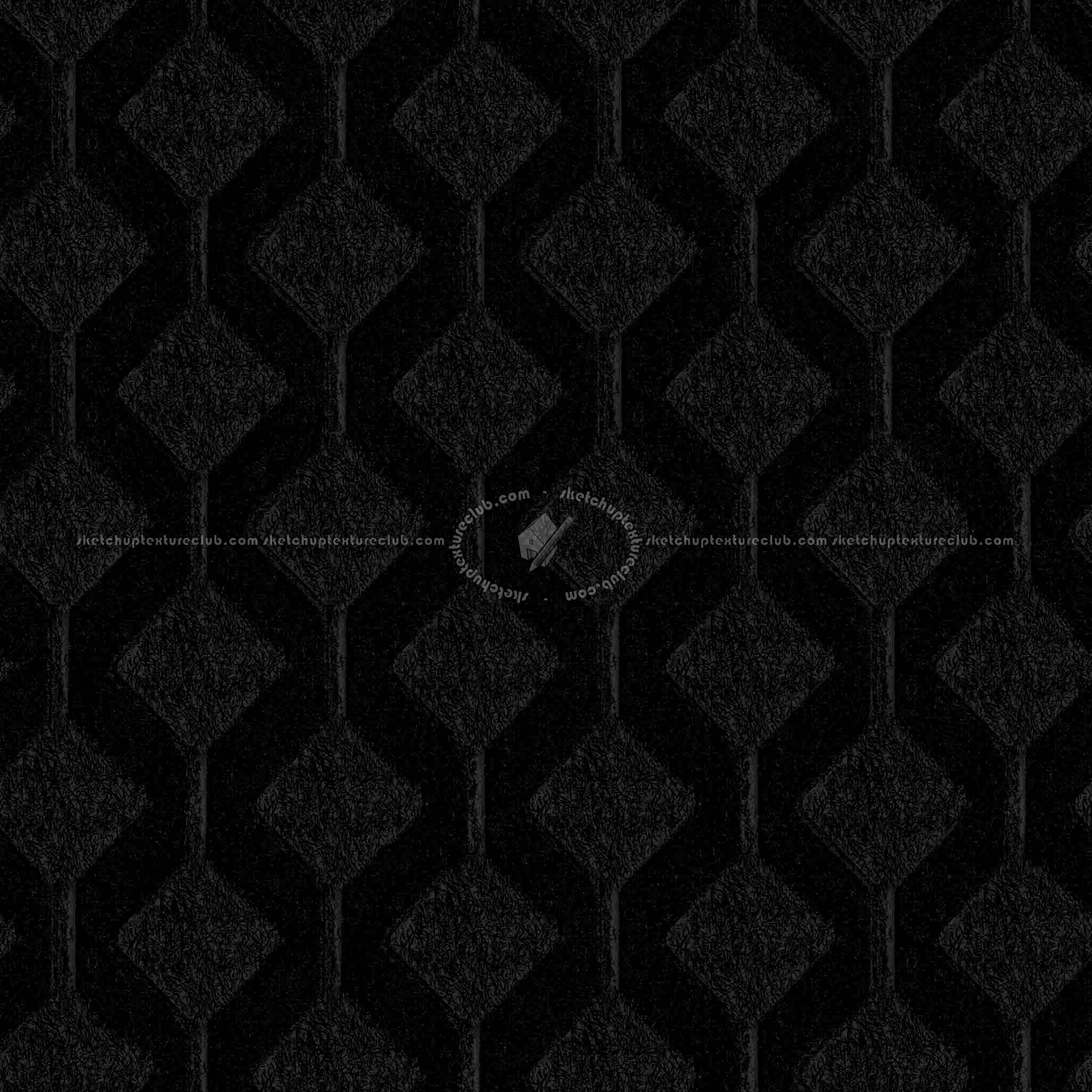 Textures   -   ARCHITECTURE   -   PAVING OUTDOOR   -   Parks Paving  - Green bricks paving PBR texture seamless 21976 - Specular