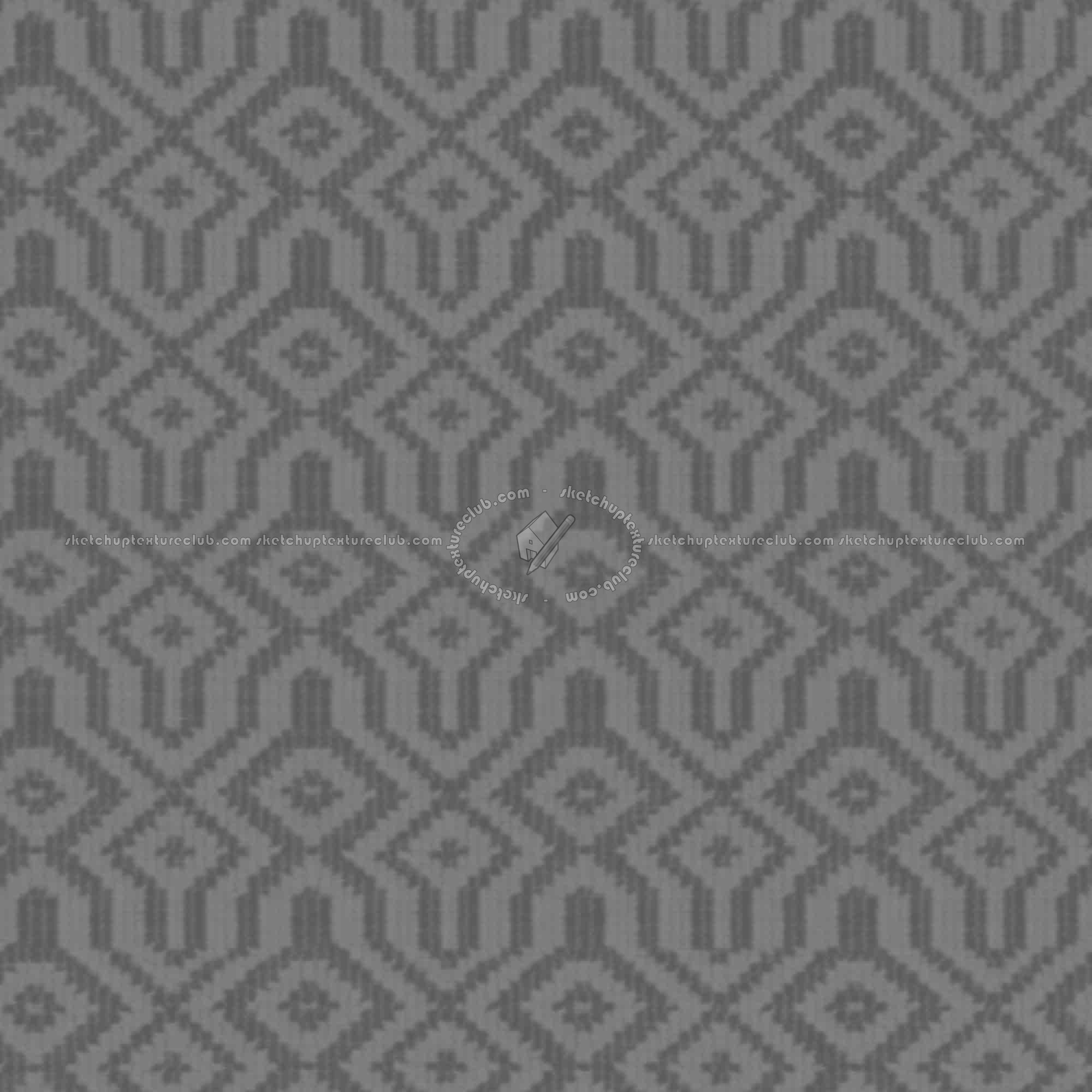 Textures   -   MATERIALS   -   FABRICS   -   Jaquard  - Jaquard fabric texture seamless 19647 - Displacement