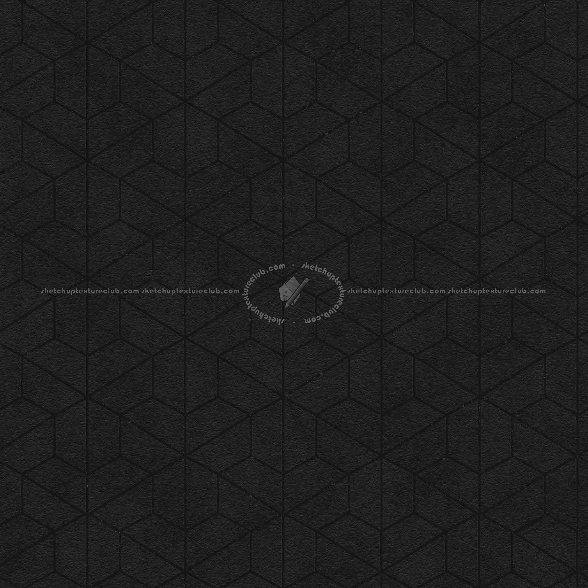 Textures   -   ARCHITECTURE   -   PAVING OUTDOOR   -   Pavers stone   -   Blocks mixed  - Pavers stone mixed size texture seamless 06185 - Specular