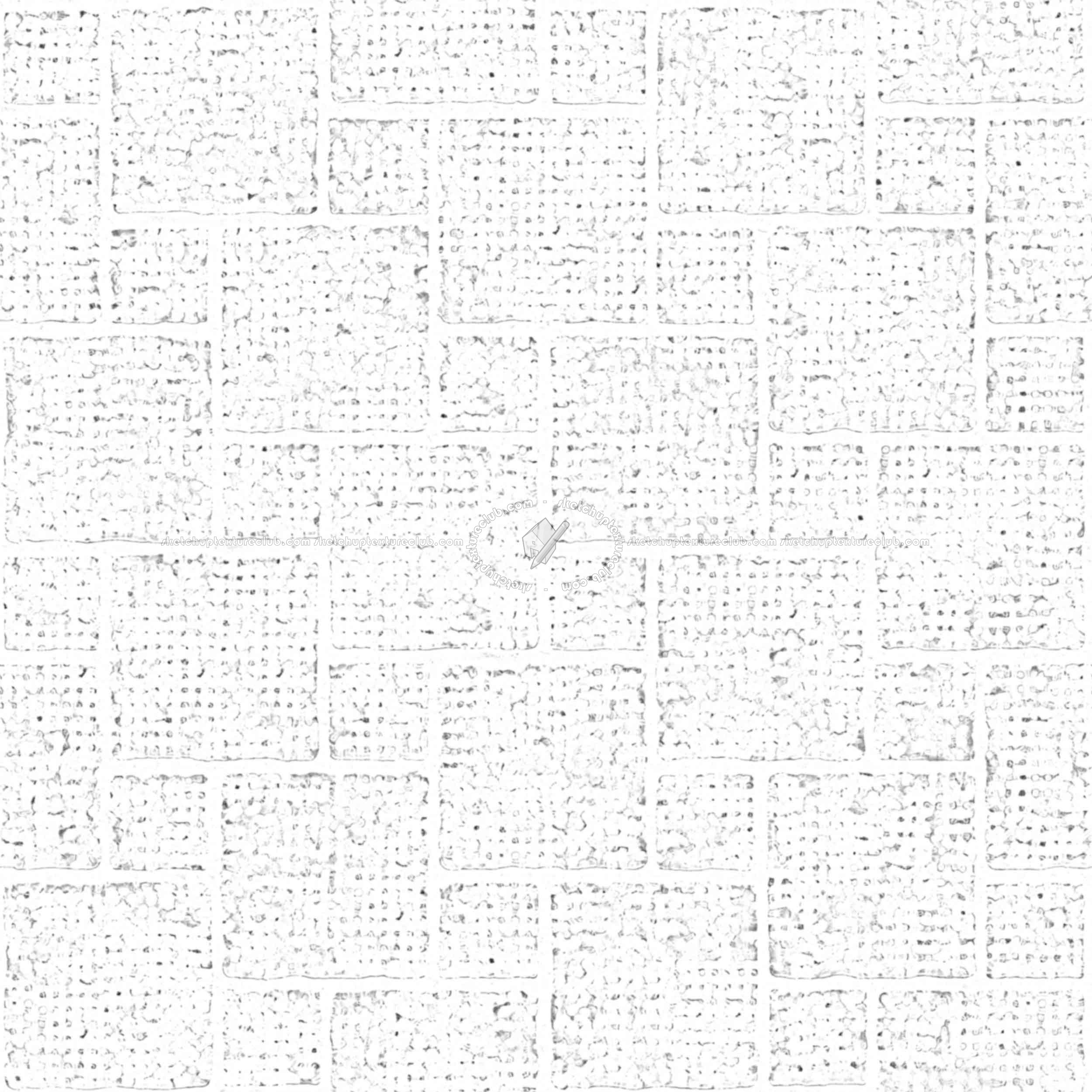 Textures   -   ARCHITECTURE   -   PAVING OUTDOOR   -   Concrete   -   Blocks regular  - Paving outdoor concrete regular block texture seamless 05724 - Ambient occlusion