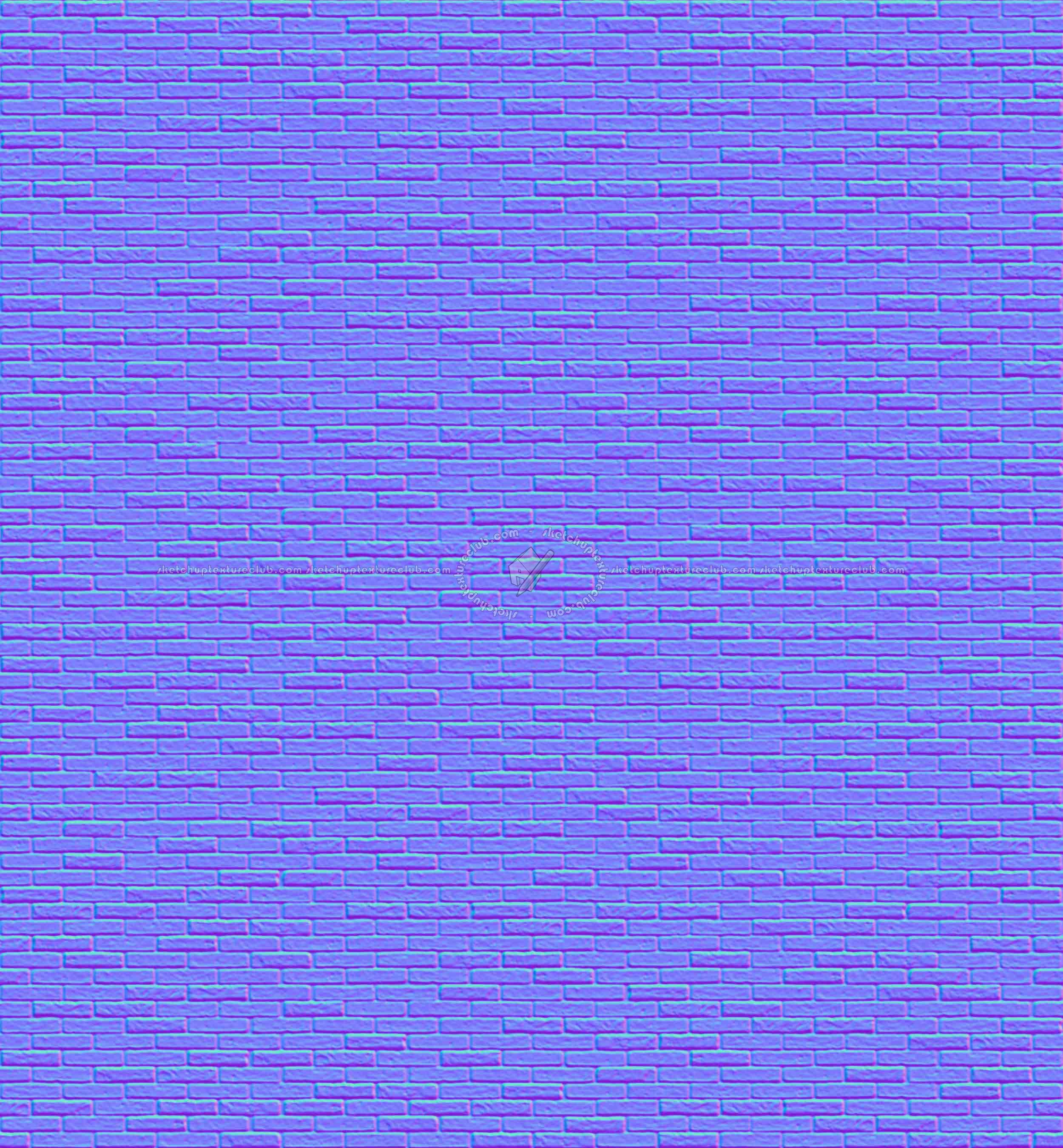 Textures   -   ARCHITECTURE   -   BRICKS   -   Facing Bricks   -   Rustic  - Rustic bricks texture seamless 17156 - Normal