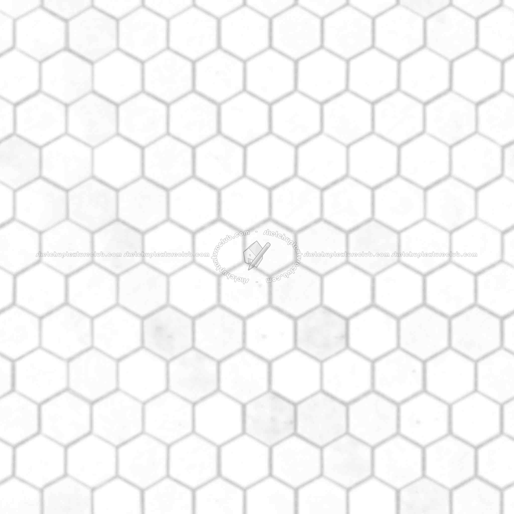 Textures   -   ARCHITECTURE   -   TILES INTERIOR   -   Hexagonal mixed  - carrara marble hexagonal tiles texture seamless 21398 - Ambient occlusion