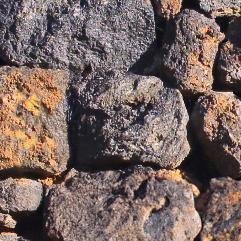 Textures   -   ARCHITECTURE   -   STONES WALLS   -   Stone walls  - dry lava stone wall pbr texture seamless B 22432 - HR Full resolution preview demo